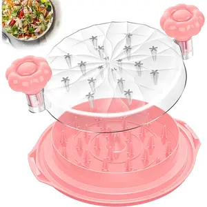 Chicken Shredder Tool Twist Large - 10'' Pro Meat Shredders for Chicken Breast,Visible Kitchen Gadgets  Machine with Brush, Anti-Slip Strip, Handle, (Pink)