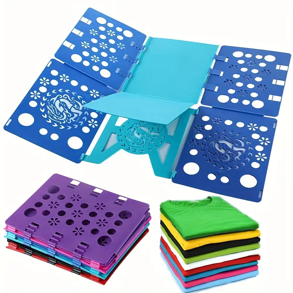 1pc Durable Plastic Shirt Folding Board for Adults and Kids - Effortlessly Fold T-Shirts and Clothes with Laundry Folders Home Goods Laundry Room
