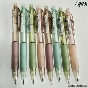 4-Pack Automatic Pencil Set, Lightweight Retractable 0.5mm Tip, Ideal for Art and Writing, Comfortable Grip, Perfect for Students and Artists