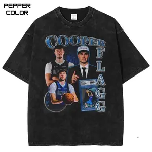Cooper Flagg Vintage Graphic Tee, Basketball Classic T-Shirt, Game Day Shirt, Unisex Streetwear Tee, cotton crewneck shirt,Trending, All Size, Gift Basketball fans