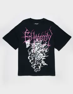 ED HARDY Ghost Mens Boxy Tee