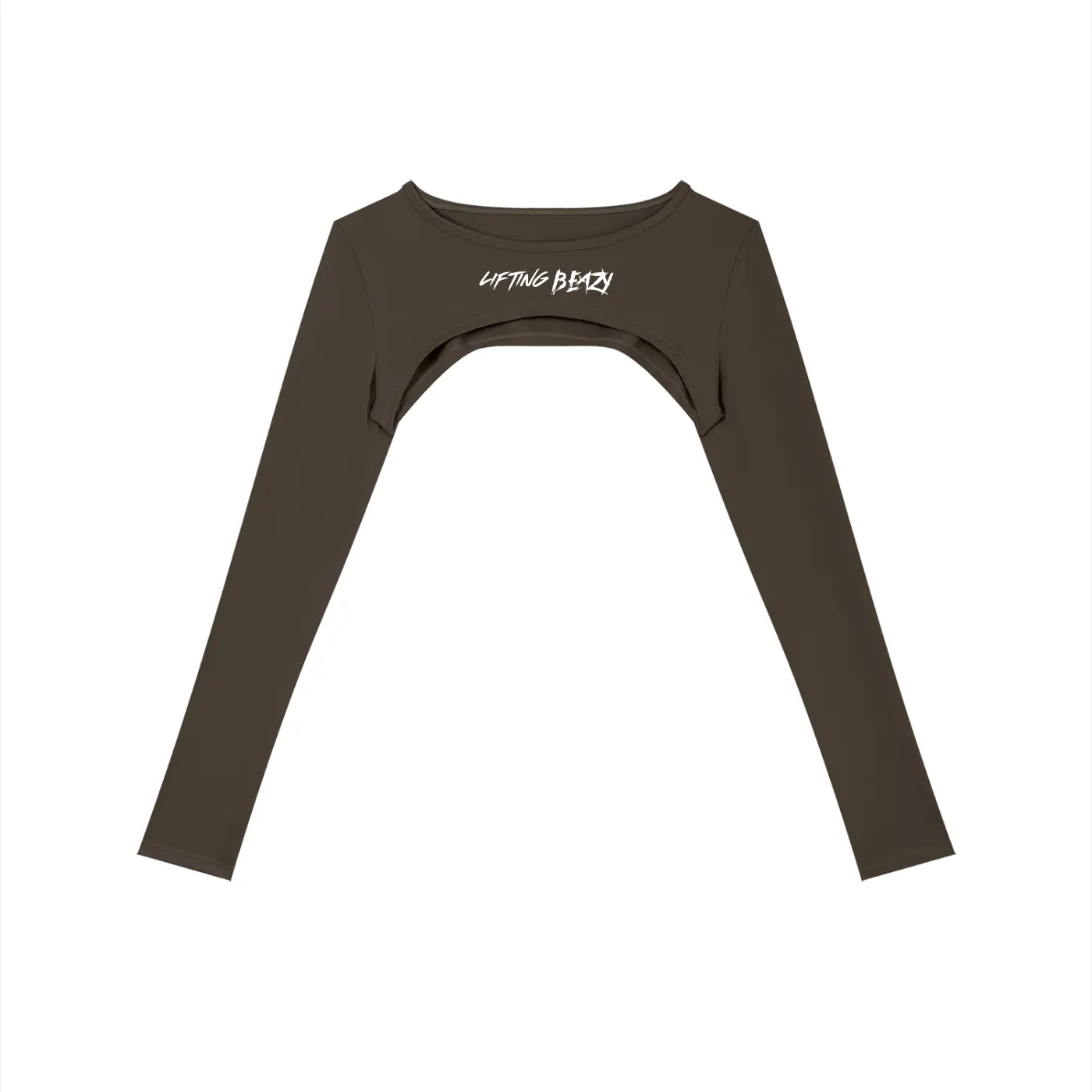 Lifting B EazyWomen’s Cutout Long Sleeve Yoga Shrug