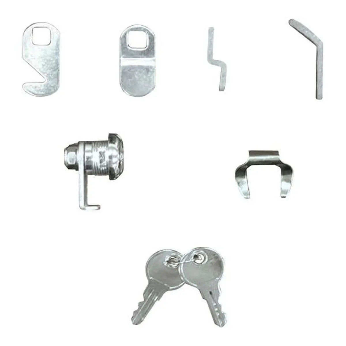 Gibraltar Mailboxes 5664552 High-Quality Stainless Steel Lockable Secure Safes with Secure Lock, Key Lock, Clip-On Design, Silver