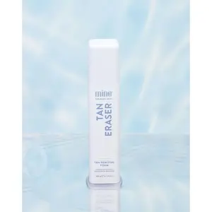 Minetan Self Tan Eraser Foam | Tanning Removal Foam - Prep & Prime the Skin for an Even, Smooth, Clean Finish, 5 Minute Application, Spray Tan Remover Mousse, Sunless Tanner Cleansing Foam, Erase Fake Tan, Face & Body, Vegan, Australian Brand