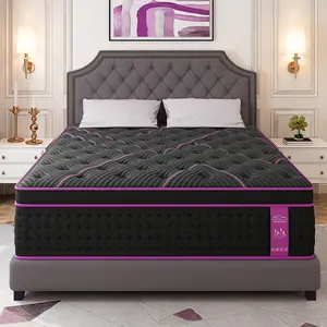 12/14 Inch Twin Full Queen King , Hybrid Memory Foam Mattress in a Box | Pocket Spring + Zoned Support  and Comfortable, Pressure Relief, Medium Firmness, CertiPUR-US Certified(mattresses | queen size mattress | full size mattress)