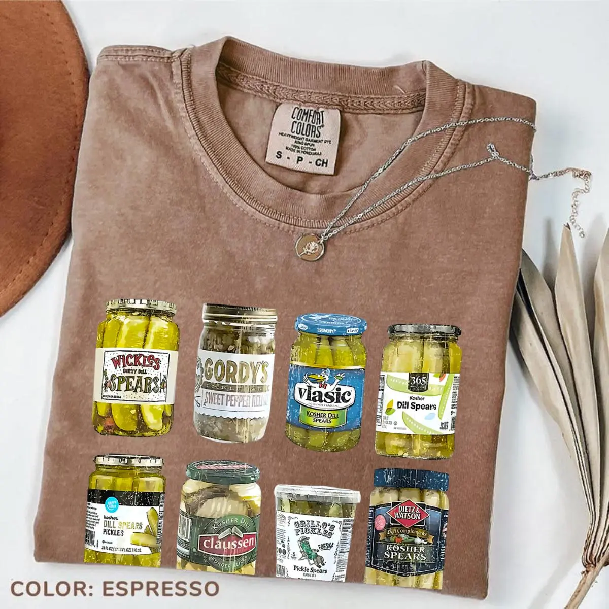 Comfort Colors Vintage Canned Pickles T-shirt, Pickle Shirt, Pickle Jar Tee, Foodie Shirt, Women Gift