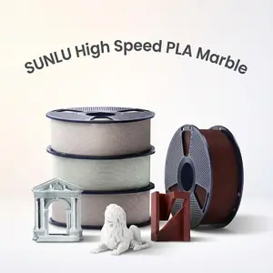 High Speed PLA Marble 3D Printer Filament 1KG - Ashen Concrete, Brick Red, Forest Green, Shadow Storm, Oreo, Chestnut Brown