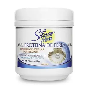 Avanti Silicon Mix Proteina De Perla 16 Ounce Fortifying Hair Treatment with Pearl Protein & Keratin for Dry Weak Hair