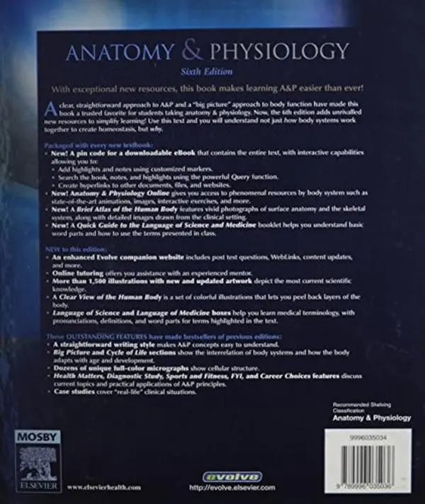 USED-ANATOMY & PHYSIOLOGY : Sixth Edition by Gary A. Thibodeau (Hardcover)