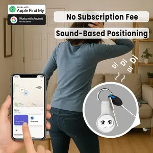 Smart GPS Tracker with  Contact Info tags,Father' Day Gifts,Full Global Coverage Location GPS Tracker for Bags,Car,Cats, Kids,Dogs,No Subscription Required/No Monthly Fee/No SIM Card Required Travel Gadgets