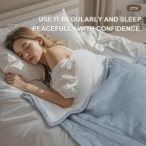 Fast Electric Heating Pad Heated Blanket, Soft Flannel Heated Throw with 4 Time Settings, 6 Heating Settings, 50x60 inches