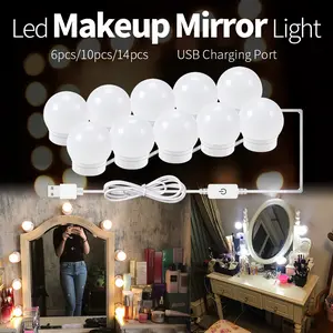 USB Touch Switch LED Mirror Light Bulb USB Touch Switch LED Mirror Light Bulb