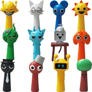 12pcs set of music game figurines, with unique character sculptures, suitable for cake or table decoration, ideal gifts for Christmas, New Year, Thanksgiving and birthdays, perfect for party themes, perfect for collection and gifting Ornaments