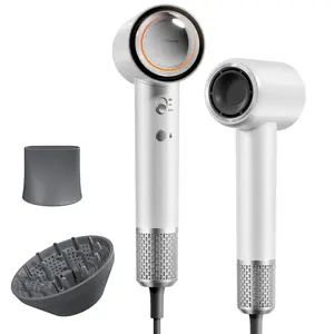 【Live】Tideway H11 Plasmix High-Speed Multifunctional Hair Dryer (White)- Plasma Ionic Scalp Care Beauty Product with Intelligent Temp Control, Self-Cleaning, Anti-Static, Frizz-Free Features, Ideal Mom Gifts for Women (Mother's Day Gift Option)
