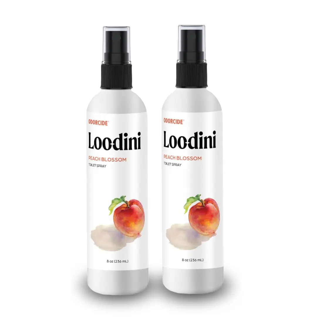 Loo-Dini 8oz Toilet Spray & Bathroom Spray Set of 2 – Odor Eliminator Before You Go – Poop Spray Air Freshener & Bathroom Deodorizer Loodini 2 Pack
