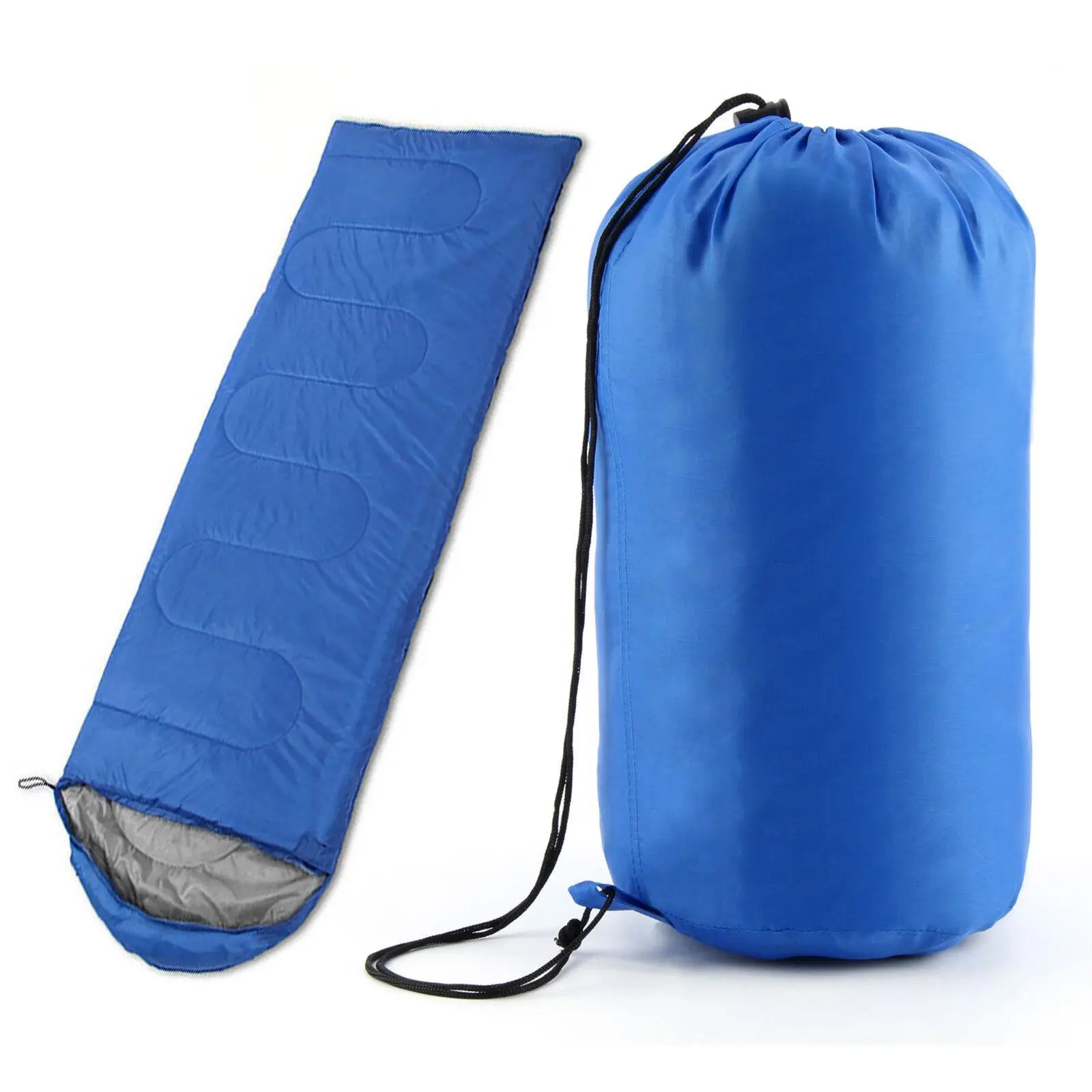 Cold Sleeping Bag，1pcs Light Weight 4 Season Weather Sleep Bags, Envelope Design with Drawstring Closure, Adjustable Head Strap, for Camping, 4 Seasons Backpacking Hiking, Mountaineering Indoor Outdoor Use, Winter Hiking, Travel