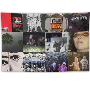 Singer Hip Hop Suicide Rapper Tapestry Flag for Home College Dorm for Boys Bedroom Wall Décor boys and girls room decor