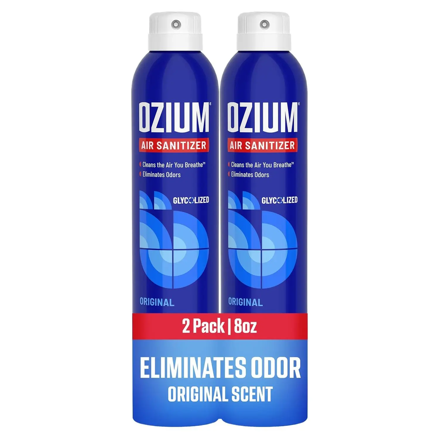 Ozium A807035-3 8 Oz. Air Sanitizer & Odor Eliminator for Homes, Cars, Offices and More, Vanilla Scent - 3 Pack