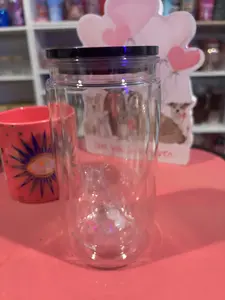 New 20 oz Tumbler with Clear Design Perfect for Daily Use and Beverage Storage