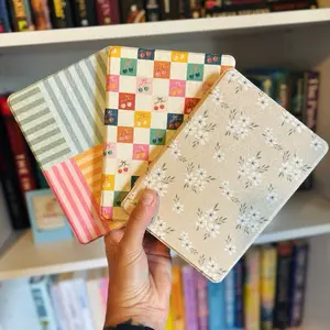 Clear Back Kindle Case with Hand Drawn Art and Hand Strap in FOUR SIZES Faux Leather Device