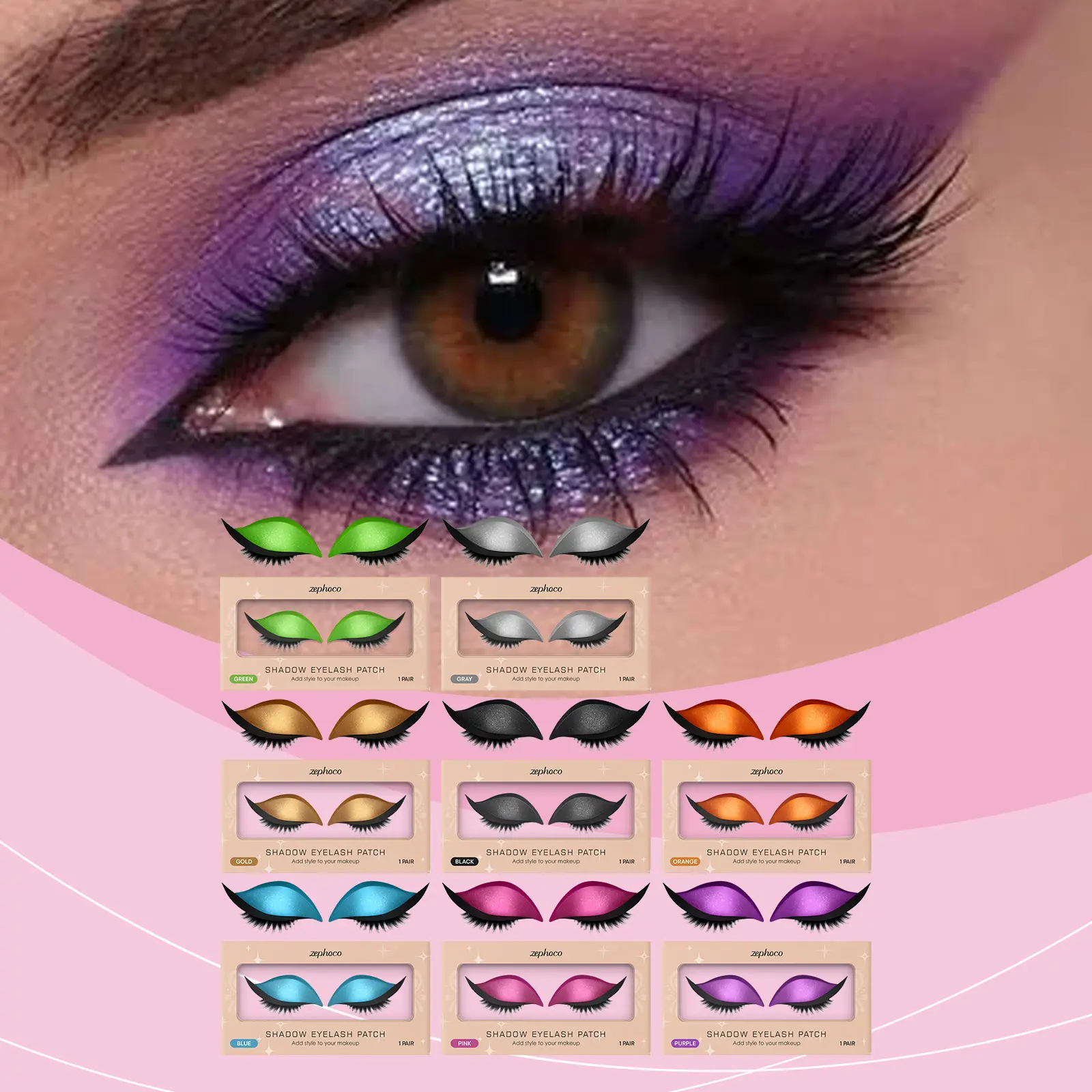 Lazy Eyelash Stickers - 3 Seconds Apply Portable Eye Makeup Disposable False Lashes