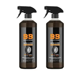 2 Pcs Brake Bomber Cleaner 120ml - Non-Acid Wheel Cleaner for Alloy, Chrome, and Painted Wheels, Safe for All Types of Wheels