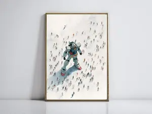 Gundam Poster Anime Japanese Wall Art Unframed, Manga Gifts Anime Gift For Fan, Manga Poster, Wall Art, Wall decor, Home Decor, Birthday Gift.