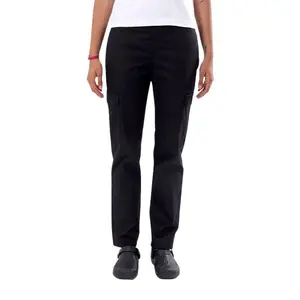Manelli Black Women's Kitchen Pants with Side Pockets - MANELLI
