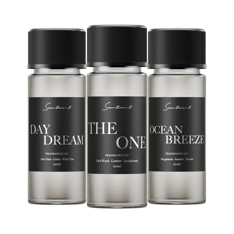 Scentiment Hotel Scents Discovery Set: Sampler Size Diffuser Fragrance Oils Inspired by Iconic Hotels for Home & Travel (20ml)