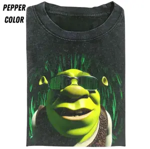 Shrek T-Shirt, Vintage DreamWorks Meme Graphic Tee, Funny Swamp Ogre Fan Shirt, Retro Cartoon Streetwear Top, Cool Movie Lover Gift for Men Women, Crew Neck Trending T-shirt