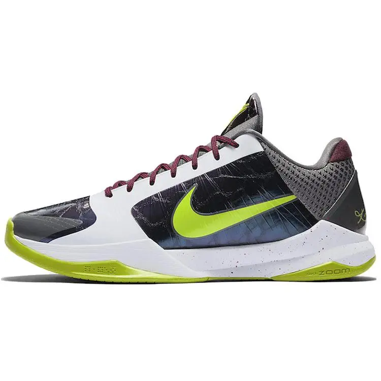 Nike Zoom Kobe 5 Protro Chaos' Low Top Basketball Shoes Unisex Black White CD4991-100