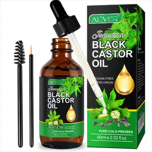 【Body Oil Combo】Aliver Jamaican Black Castor Oil for Hair Growth & Skin Care Massage (60ml) Haircare Comfort