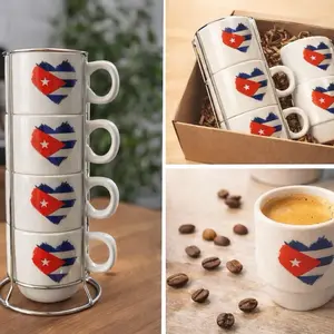 Tazas de café cubano
