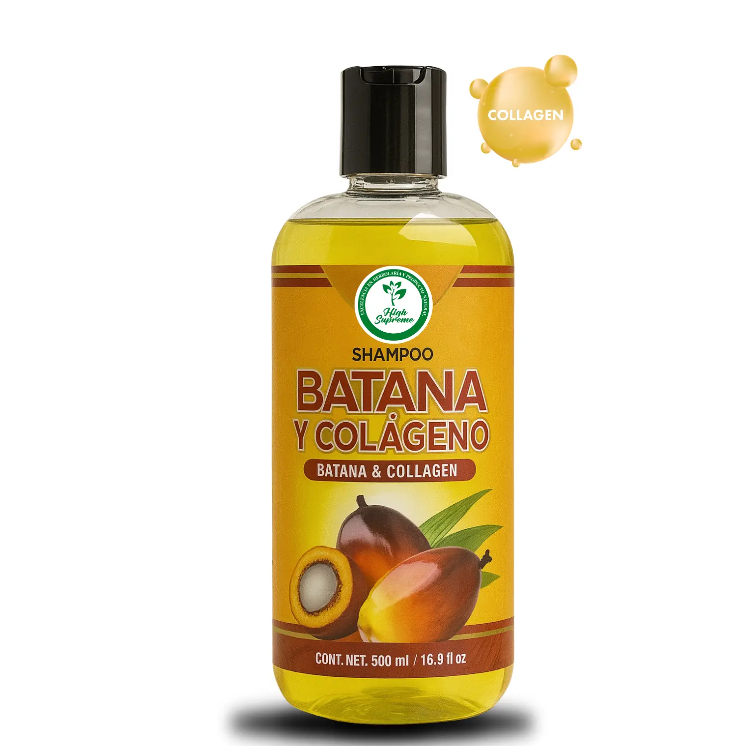 VIRAL Batana Oil Shampoo with Collagen, Rosemary & Aloe Vera – Nourishing & Moisturizing – 16.9 fl oz – Salt-Free, Paraben-Free – For Dry & Thinning Hair–Men & Women–Supports Healthy-Looking Hair & Fullness