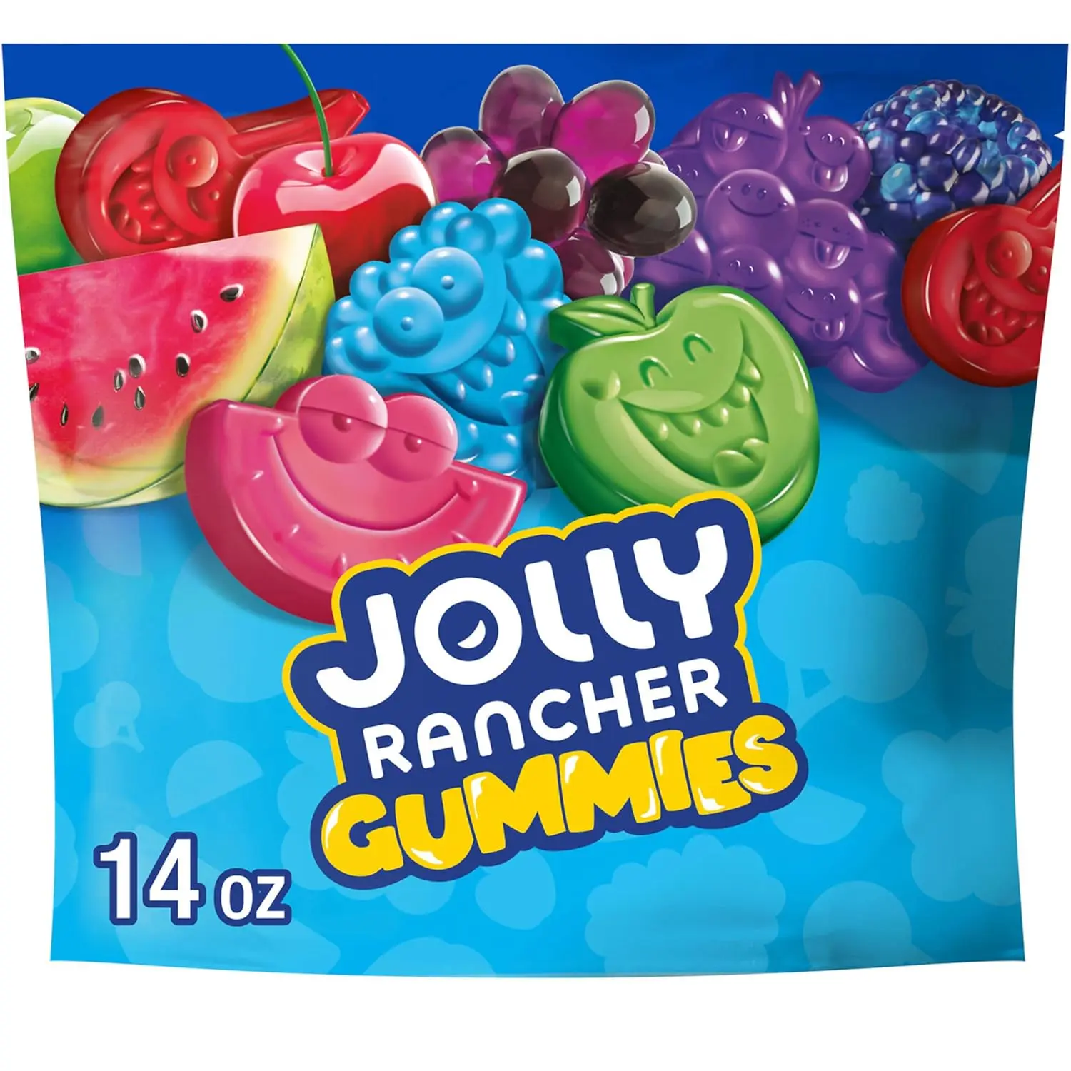 JOLLY RANCHER Gummies Original Fruit Gummy Candy Bag, 14 oz