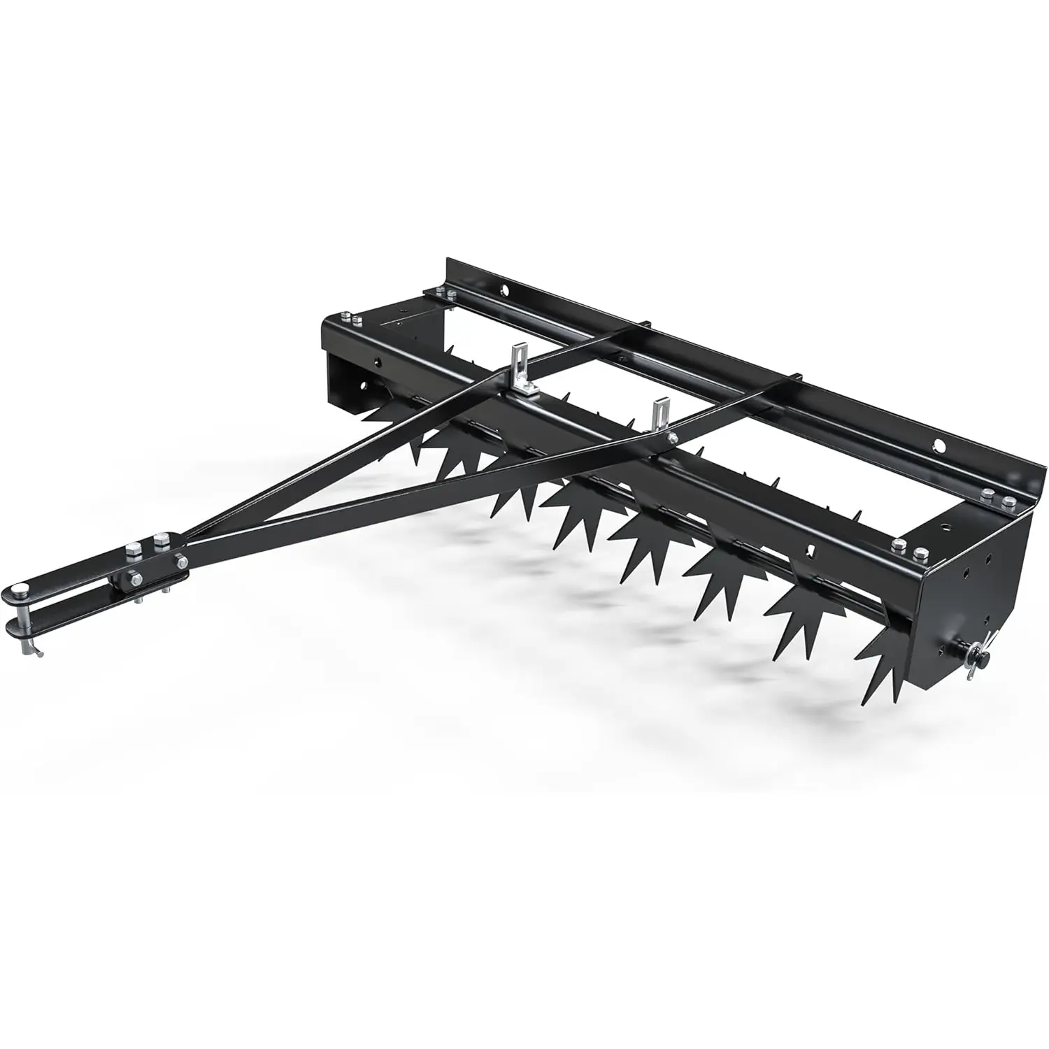 OEDRO 32" Lawn Aerator Tow Behind with Universal Hitch for Spike Aerator Black Efficient Lawn Care Solution OEDRO 32" Lawn Aerator Tow Behind with Universal Hitch for Spike Aerator Black Efficient Lawn Care Solution