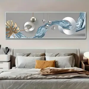 Abstract Wave Pattern Canvas Painting, Artwork, 1 Count Modern Wall Art Painting, Wall Art Decor, Modern Home Decoration, Abstract Pattern Print for Home Living Room Bedroom Office, Ornaments