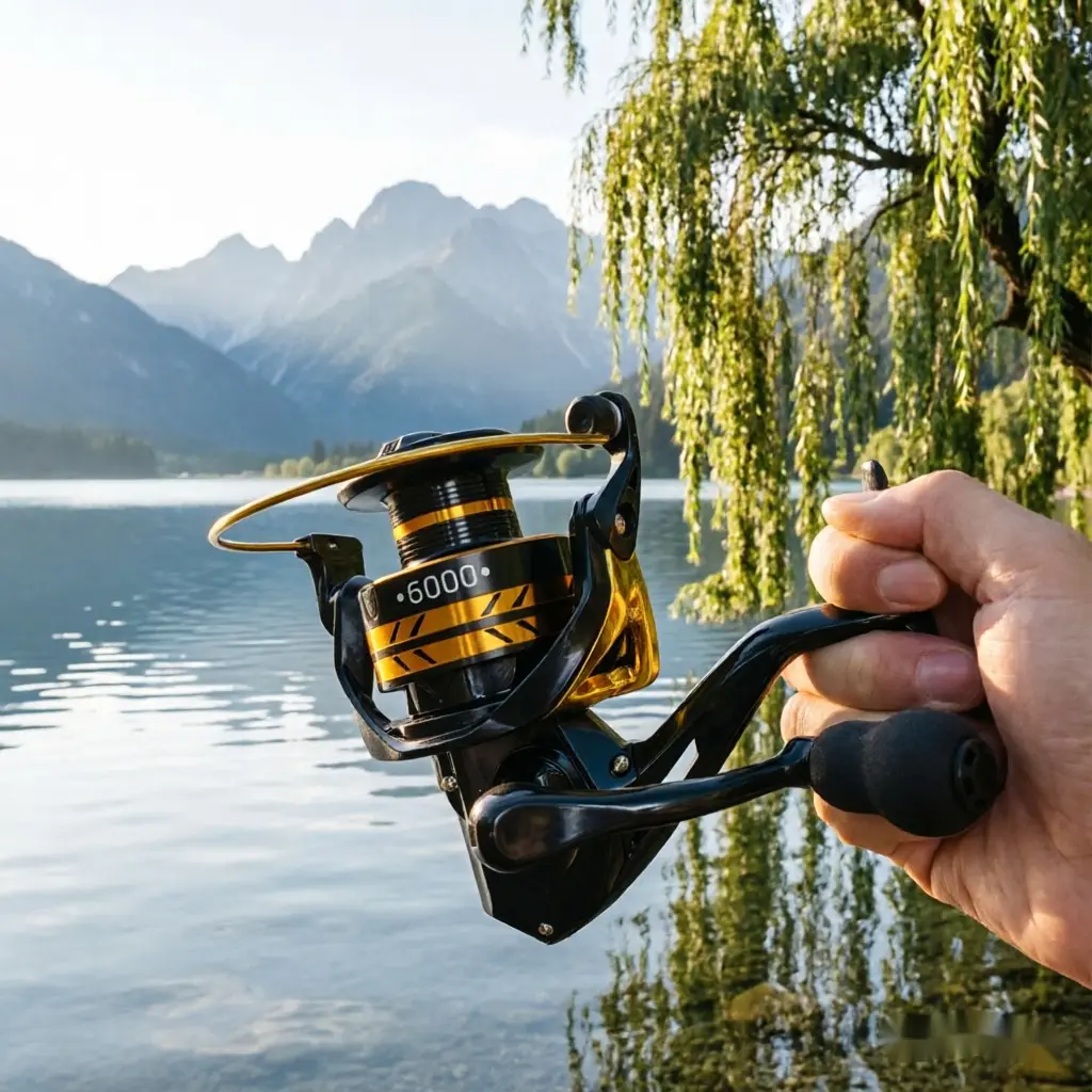 Rooblinos Precision META Spinning Reel,5+1 Stainless Steel Bearings,24kg Max Drag,Ultra Smooth,Corrosion Resistant,Freshwater Saltwater,Lightweight High Strength,Aluminum Spool,Durable Gears,Long Cast Fishing Equipment, Fishing Stuff