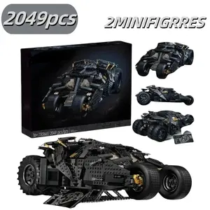 2026 New Classic Movie Series 2049pcs War Vehicle Model Building Blocks, High Ratio Replica Toy, Handmade Gift for Kids, Includes Paper Manual