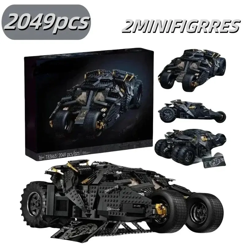 2026 New Classic Movie Series 2049pcs War Vehicle Model Building Kits, High Ratio Replica Toy, Handmade Gift for Kids, Includes Paper Manual, DIY Building Model