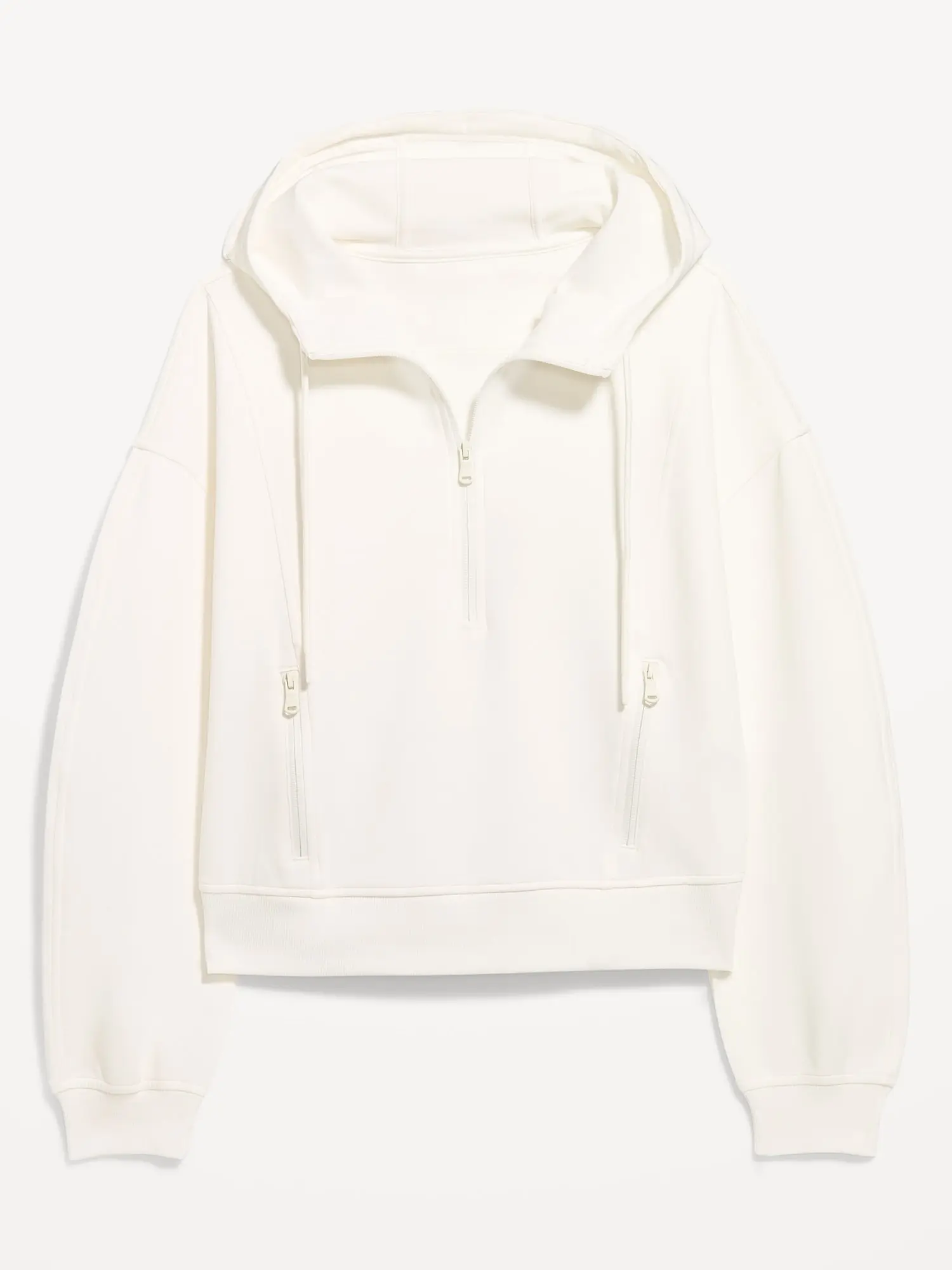 Old Navy Women's Dynamic Fleece Half-Zip Hoodie Sweatshirt