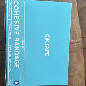 OK TAPE Self Adherent Bandages Wrap 12Packs, 2" x 5 Yards, Non-Woven Self Adhesive for Thumb Finger Wrist Ankle, Vet Wrap Bandages Tape Mixed&Solid Colors Tennis Grip