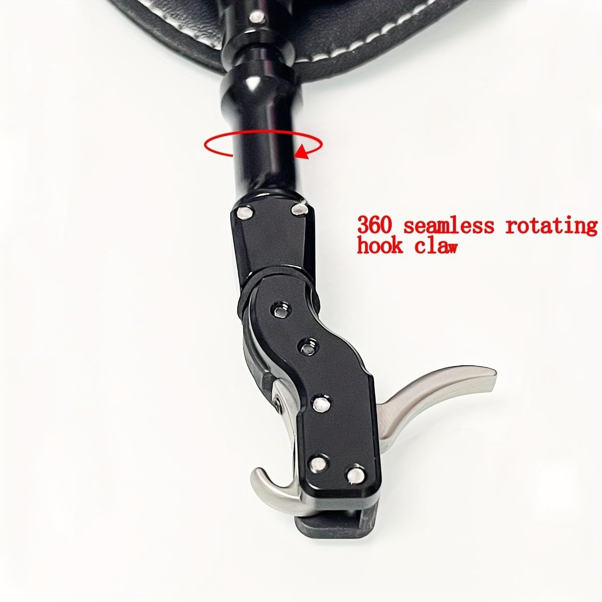 Index Finger Archery Release Open Hook BowhuntingTrigger Aid with Single-Sear Design, Adjustable Length,Travel & Tension