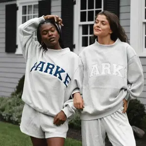 Printed Hoodie  trend Crewneck Sweatshirt EXOTIC Letter Print Sweatshirt