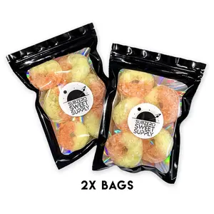 Freeze Dried Peach Ring Gummies, Peach Rings, Peach Gummy, Freeze Dried Candy, Sweets, Candy, Sweet Treats, Peach Candy peach ring Snack peachring