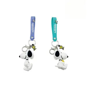 Snoopy Summer Travel Series 3D Pendant - Cute Keychain Bag Charms, Gifts for Friends trendy Keychain