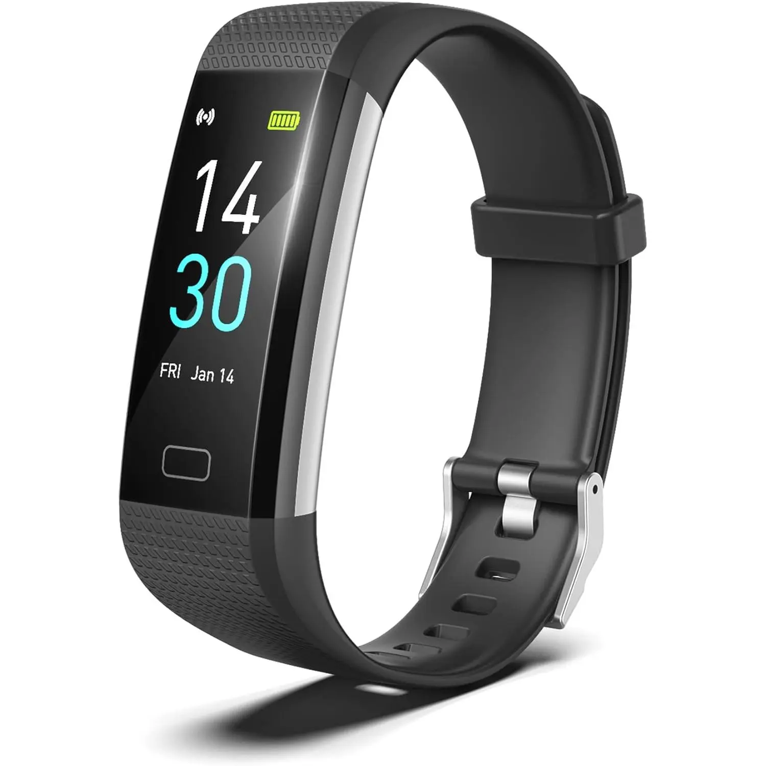 Fitness Tracker Smartwatch for Men and Women - Waterproof Phone Connected Fitness Tracker with Activity, Step Tracking, Sleep Monitoring - Compatible with Android and iOS Phones, Tracker Smart Watches