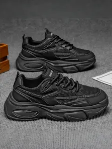 Men's Platform Sneakers | Breathable Dad Shoes | Trendy Chunky Sporty Running Shoes Fashionable Running Shoes