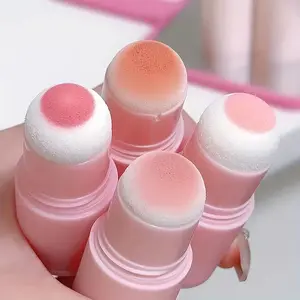 Waterproof Matte Blush Stick, Soft Mist Effect, Long-Lasting Cute Natural Single Color Blush, Perfect for Any Skin Tone Makeup, Cosmetic Product