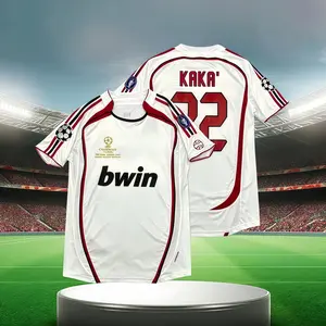 06-07 Season Away White Kaka #22 Short-Sleeve Soccer Jersey